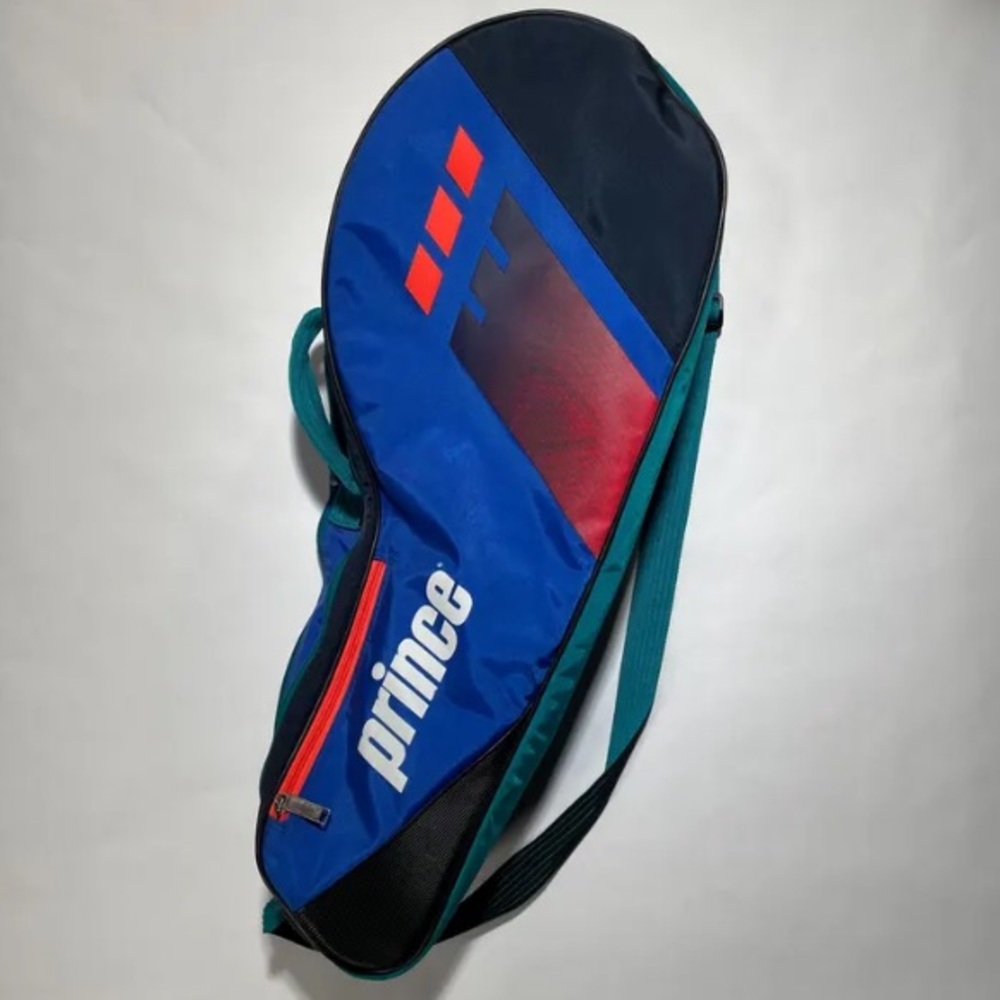 Vintage 1990s Prince Tennis Racquet Bag – Teal/Blue Retro Style Perfect